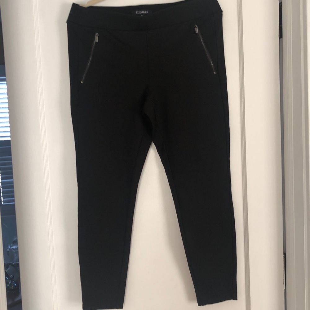Ellen Tracy Black Ponte Pants